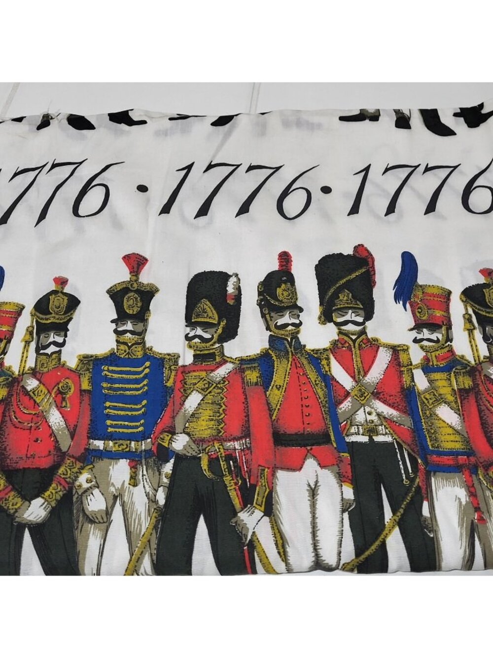 Vintage 1776 Military Uniform Soldier Craft Fabric 3 yards